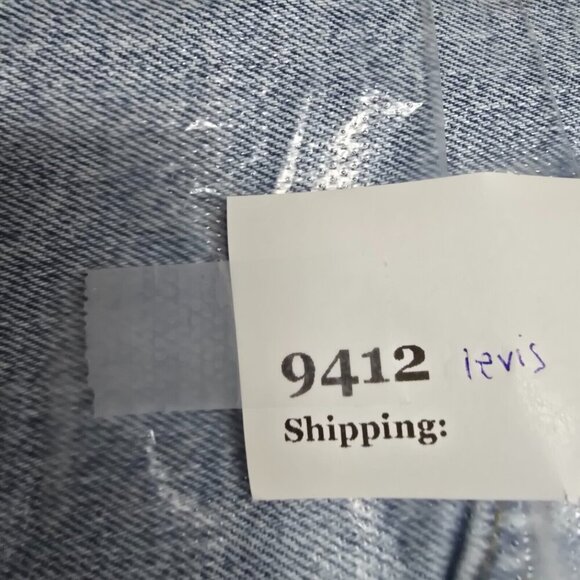 Levis 502 Jeans Men 36x32 (Fits 34x30) Blue Light Wash Tapered Mid Rise Denim - Picture 13 of 13